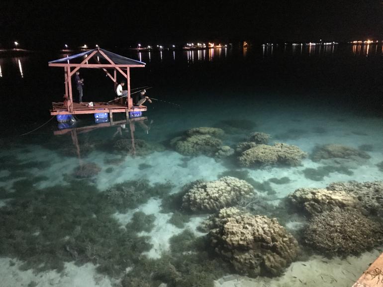 Fasilitas Mancing di Lagoon